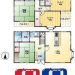 100㎡超えの広々面積でゆったり生活頂けます。(間取)