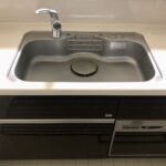 シンクもワイドで使いやすいです。(キッチン)